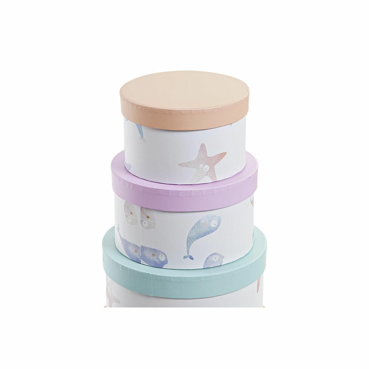 Set de 10 cajas organizadoras apilables, diseño infantil — imagen 2