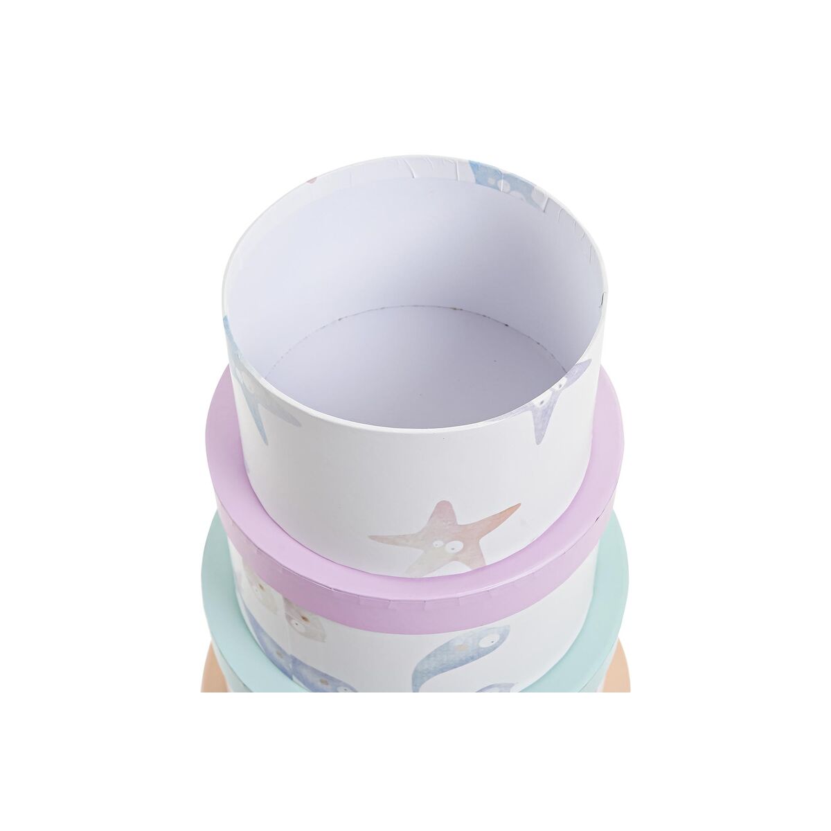 Set de 10 cajas organizadoras apilables, diseño infantil — imagen 3