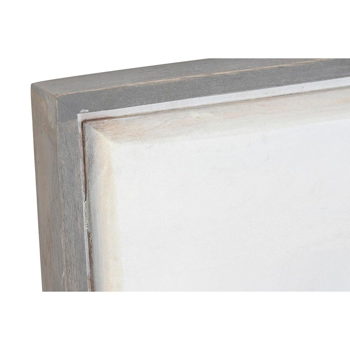 Espejo de pared moderno con rombos, blanco, 154 x 4 x 94 cm — imagen 2