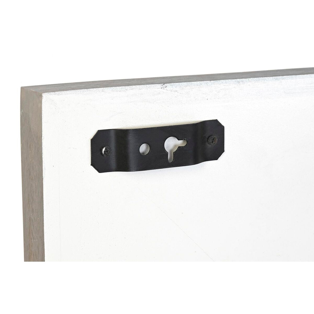 Espejo de pared moderno con rombos, blanco, 154 x 4 x 94 cm — imagen 3
