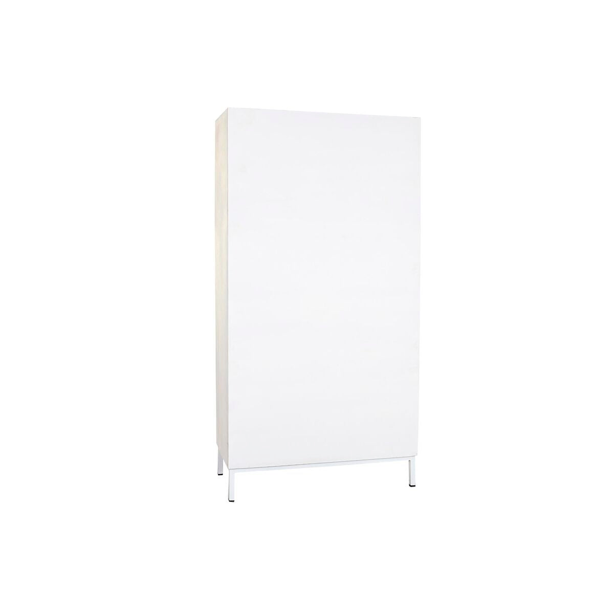 Estantería blanca de metal y madera de mango, 90 x 40 x 180 cm — imagen 3