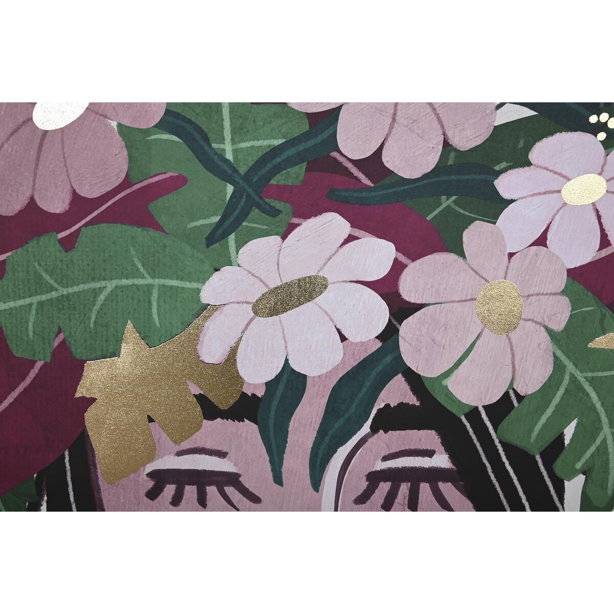 Lienzo decorativo de poliestireno, diseño floral escandinavo, 103 x 143 cm — imagen 2