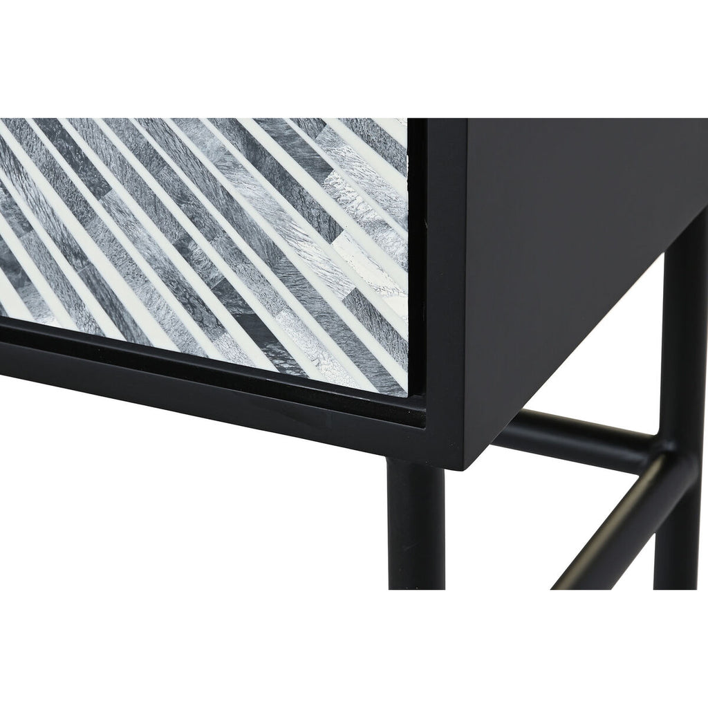 Aparador de resina y madera MDF con 2 puertas, 100 x 140 cm — imagen 2