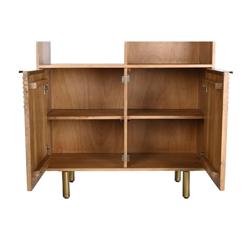 Estantería de madera de mango dorada, 90 x 40 x 180 cm — imagen 6