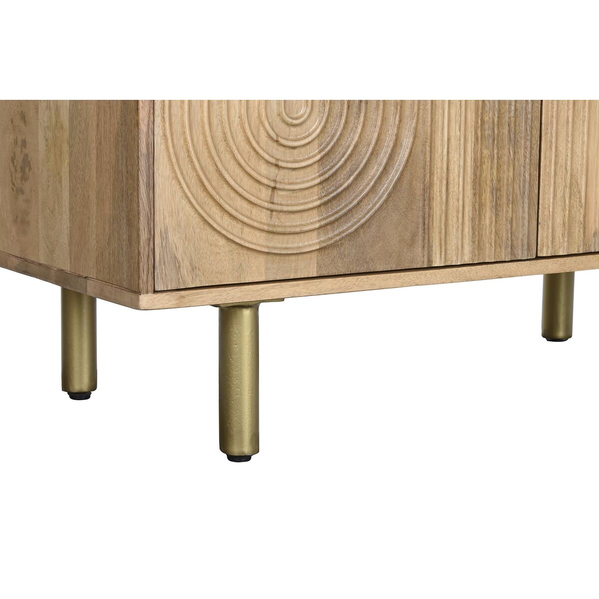 Estantería de madera de mango dorada, 90 x 40 x 180 cm — imagen 5