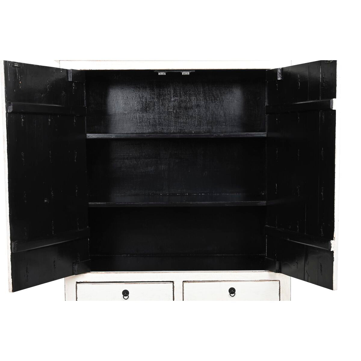 Cajonera oriental lacada en blanco, 102 x 42 x 120 cm — imagen 4