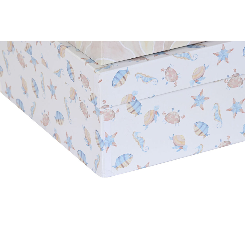 Set de 2 cajas organizadoras apilables de cartón infantil — imagen 2