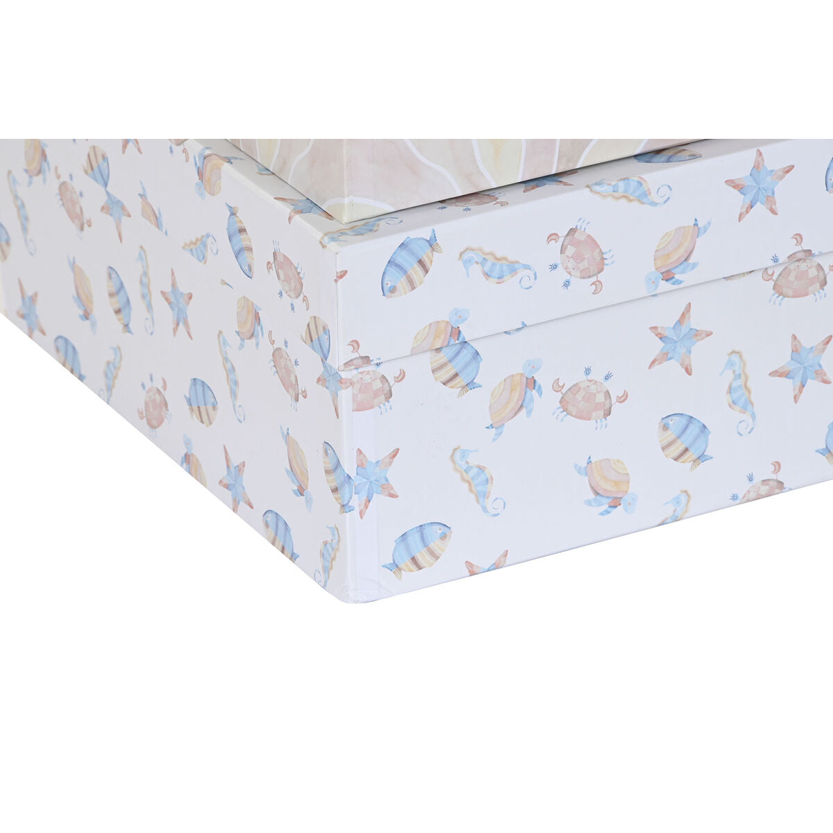 Set de 2 cajas organizadoras apilables de cartón infantil — imagen 2