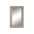Espejo de pared rectangular de madera de mango, diseño indio
