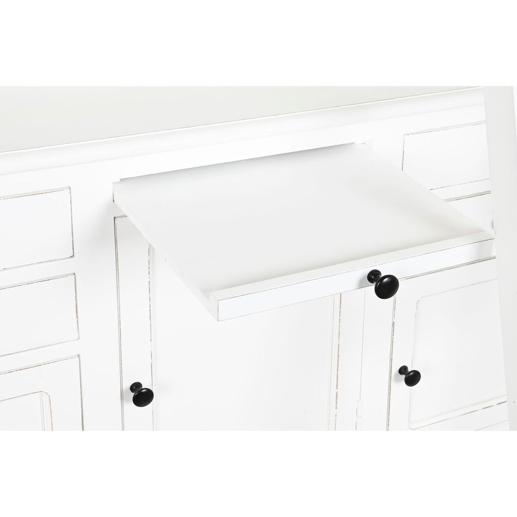 Estantería escalera de madera MDF blanca, 137 x 38 x 234 cm — imagen 5