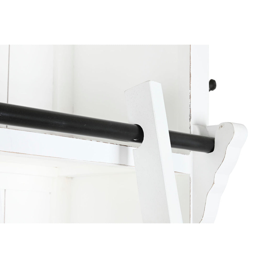 Estantería escalera de madera MDF blanca, 137 x 38 x 234 cm — imagen 6