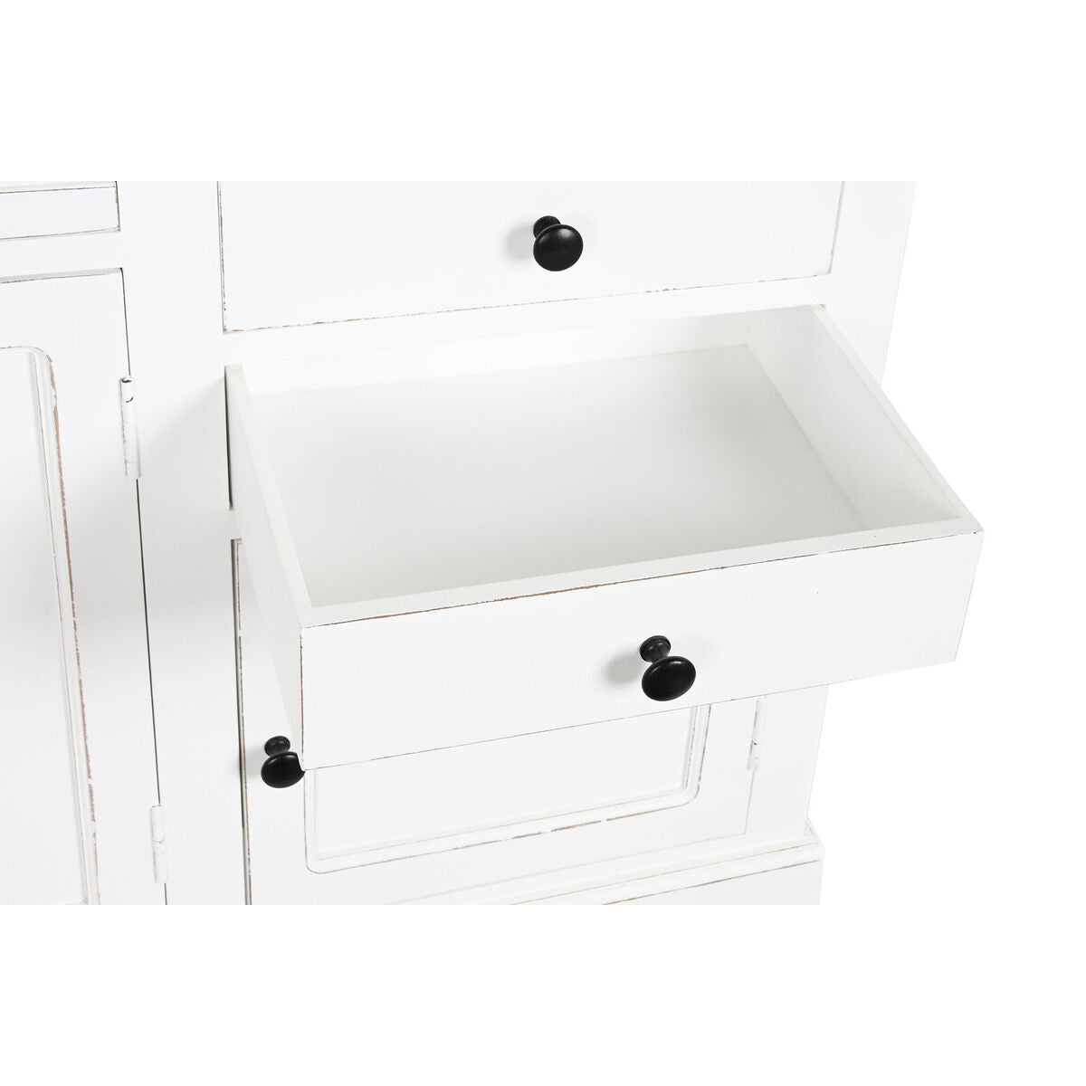 Estantería escalera de madera MDF blanca, 137 x 38 x 234 cm — imagen 7
