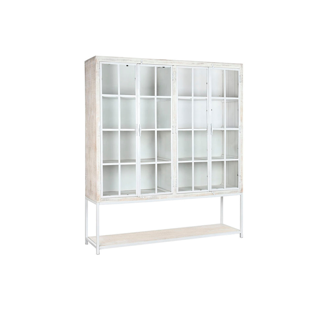 Estantería de metal y madera de mango, 170 x 45 x 200 cm