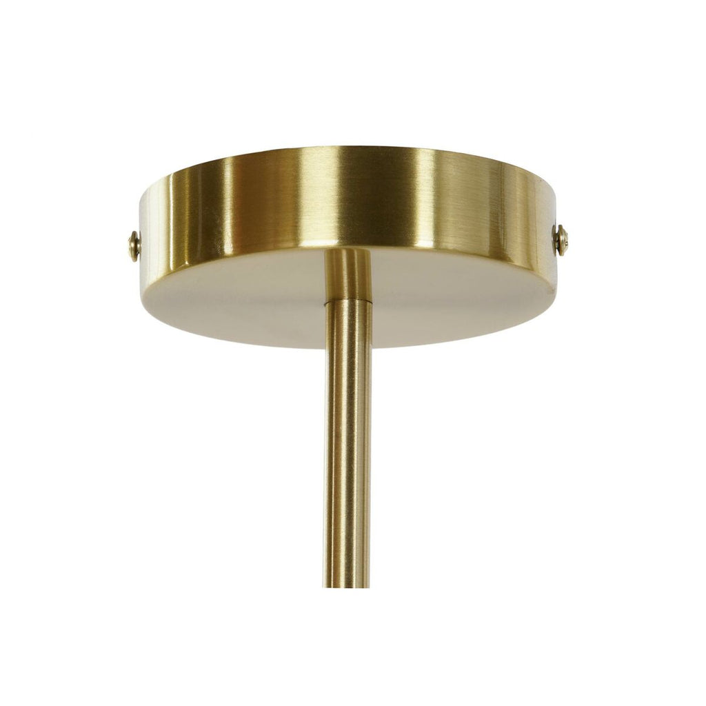 Lámpara de techo de bolas de cristal, metal negro y dorado — imagen 2