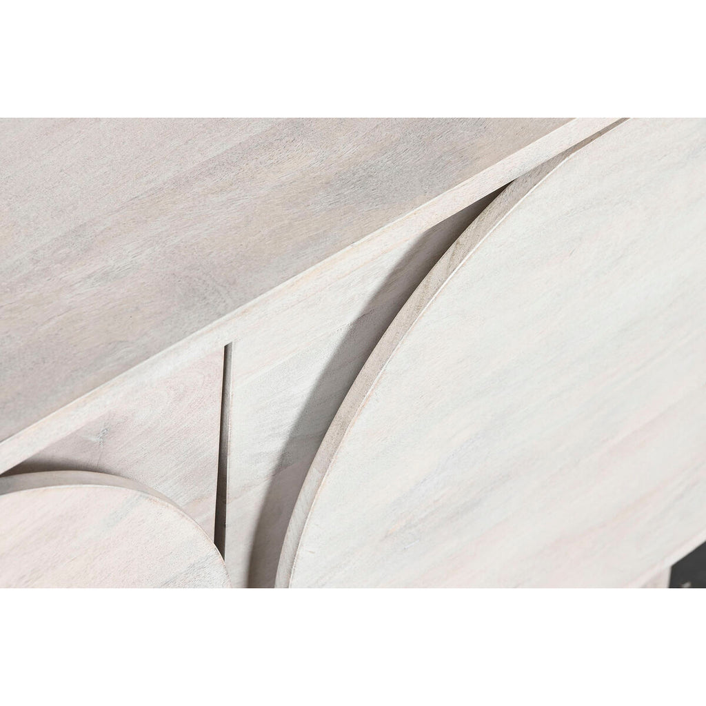 Estantería blanca de madera de mango, 160 cm de alto — imagen 8