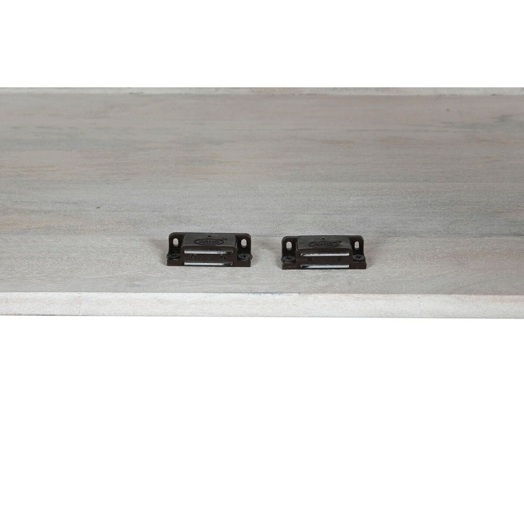 Estantería blanca de madera de mango, 160 cm de alto — imagen 4