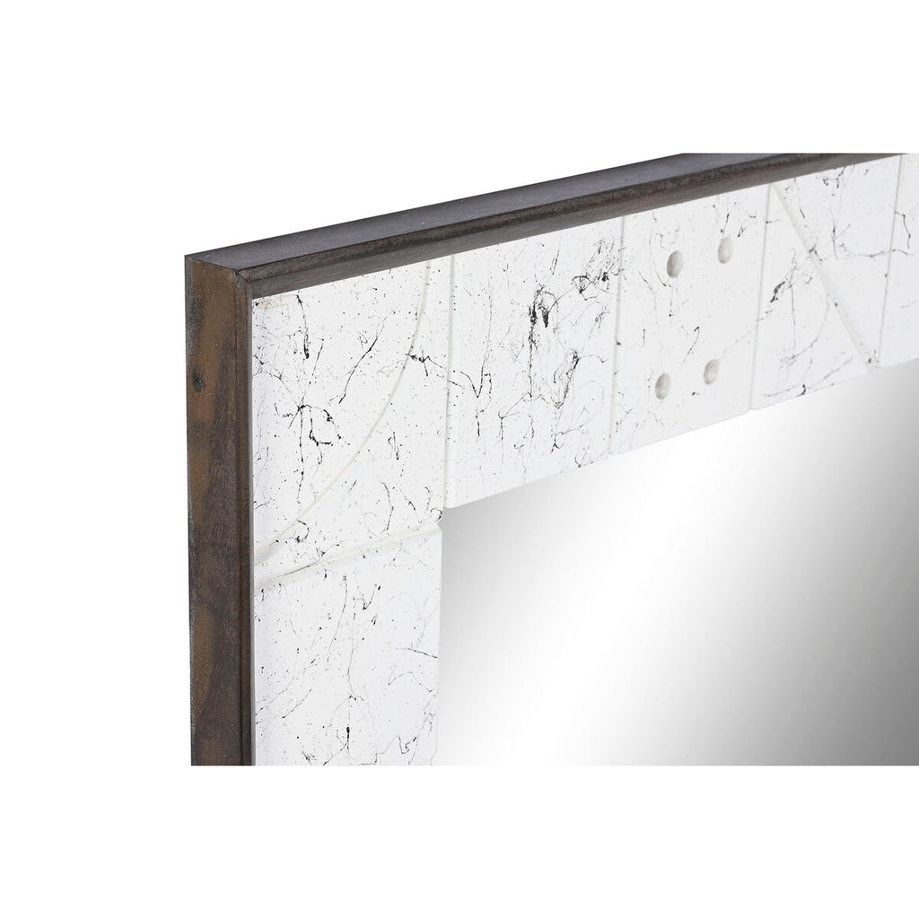 Espejo de pared blanco de madera de mango, 130 cm — imagen 2
