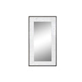 Espejo de pared blanco de madera de mango, 130 cm
