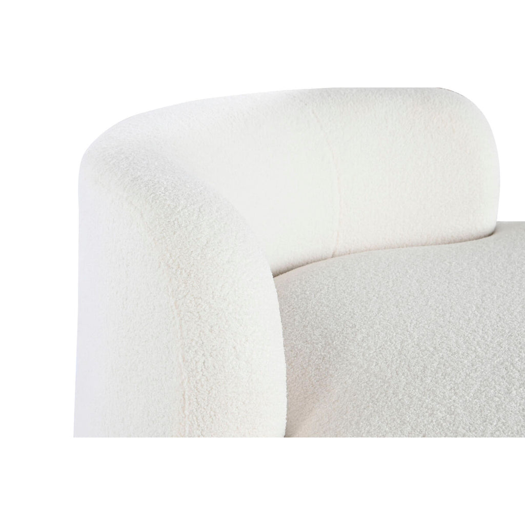 Sofá blanco de poliéster, 150 x 150 x 69 cm — imagen 3