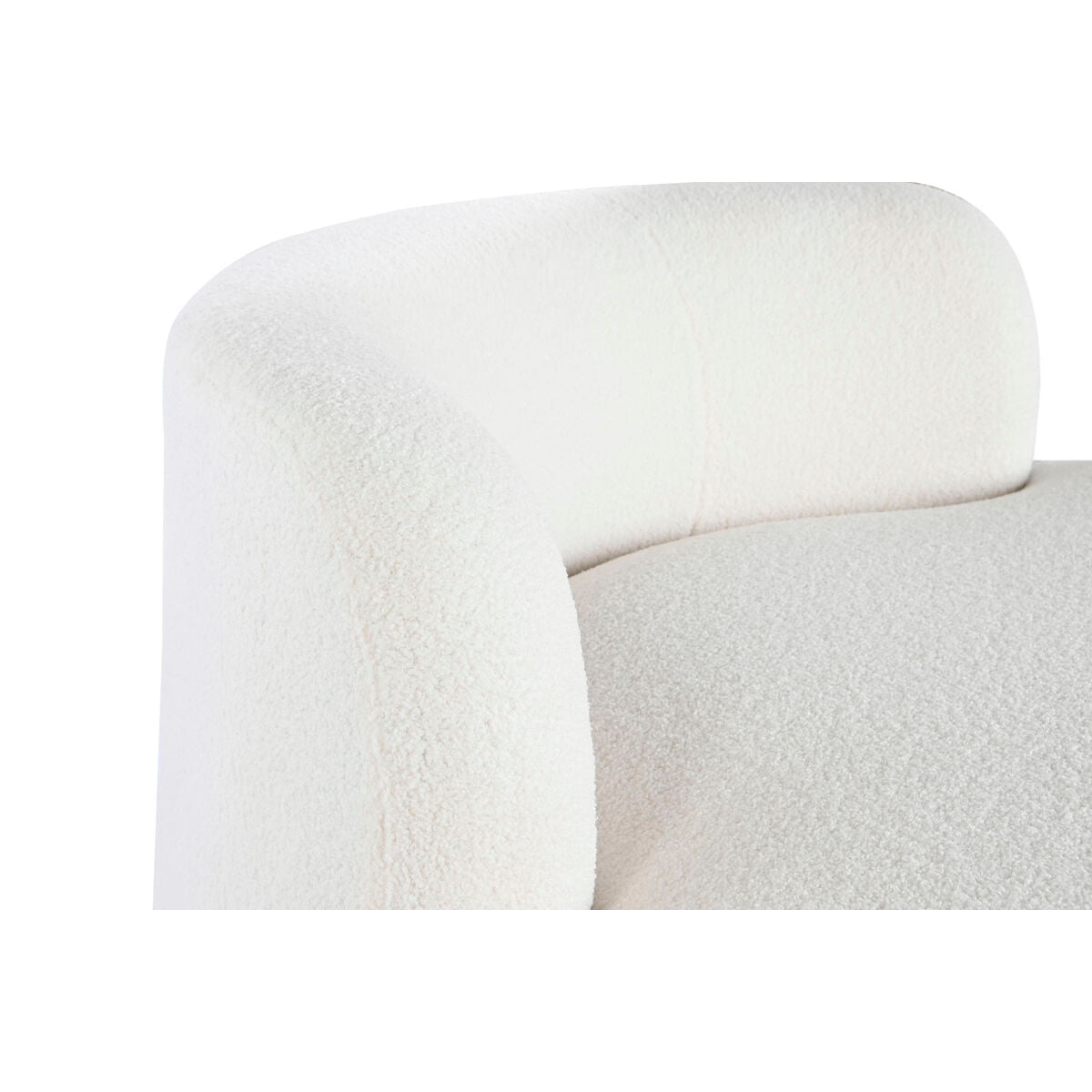 Sofá blanco de poliéster, 150 x 150 x 69 cm — imagen 3