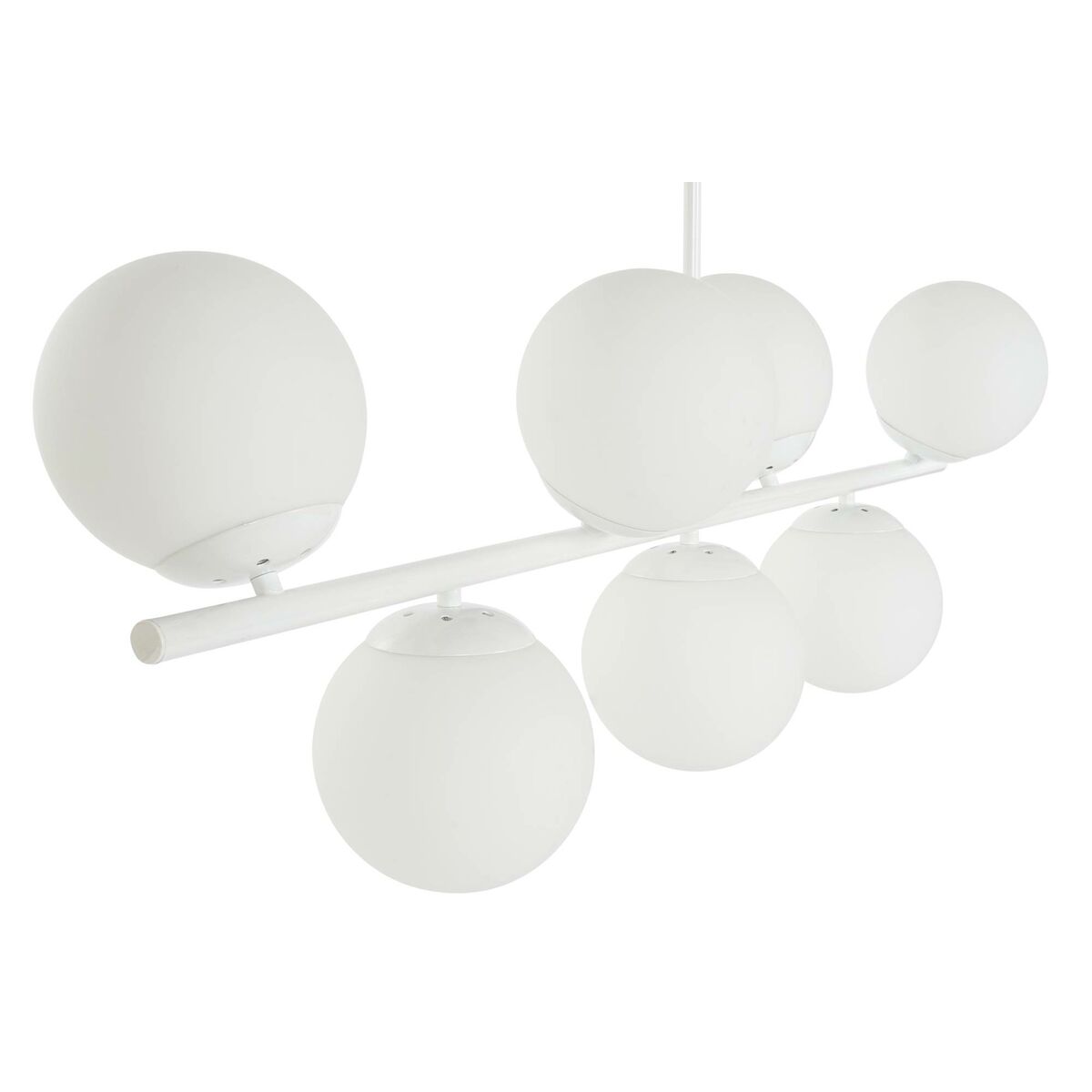 Lámpara de techo con bolas de cristal blanca, 50 W — imagen 4