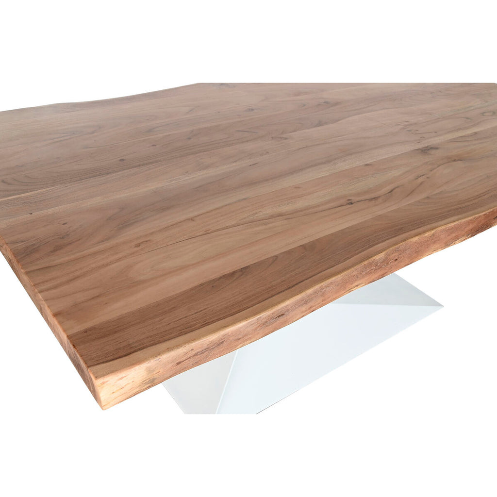 Mesa de comedor de madera de acacia y metal, 200 cm — imagen 2