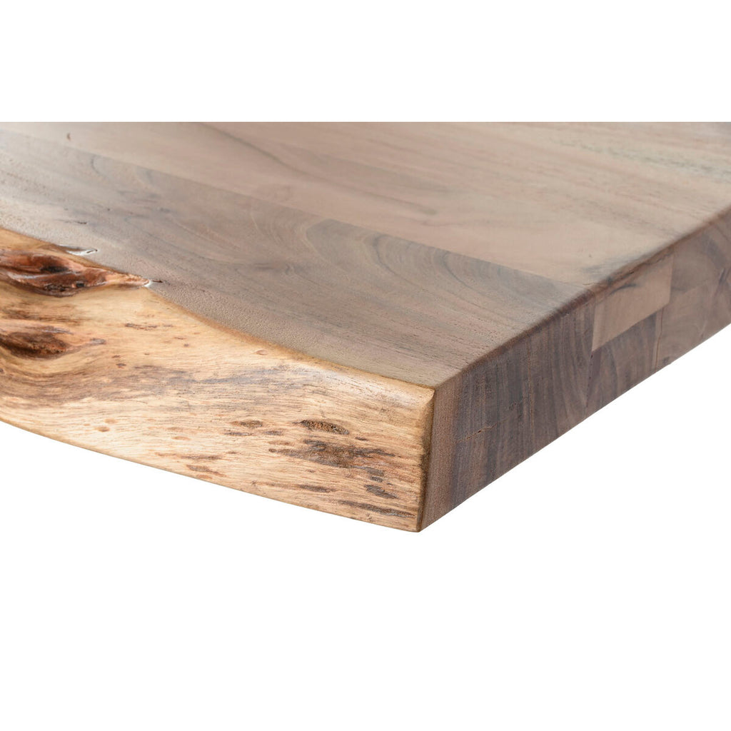 Mesa de comedor de madera de acacia y metal, 200 cm — imagen 3