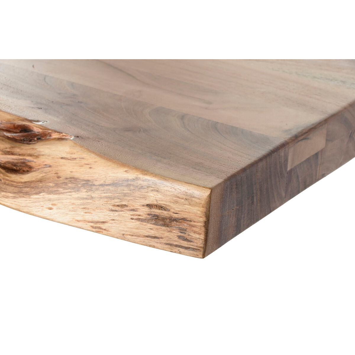 Mesa de comedor de madera de acacia y metal, 200 cm — imagen 3