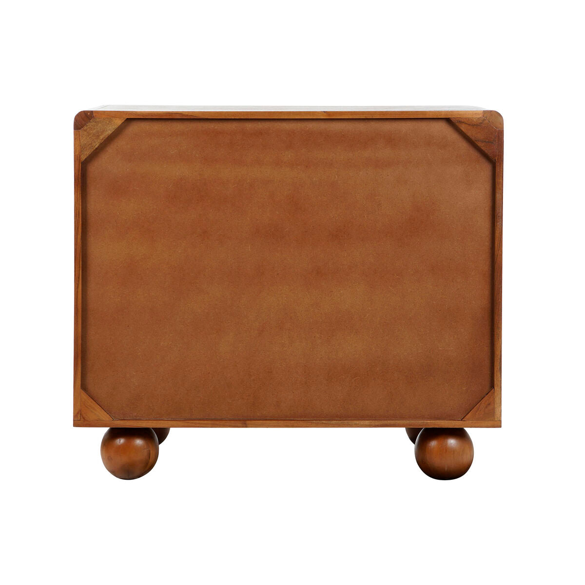 Cajonera moderna de acacia marrón, 90 x 45 x 90 cm — imagen 7