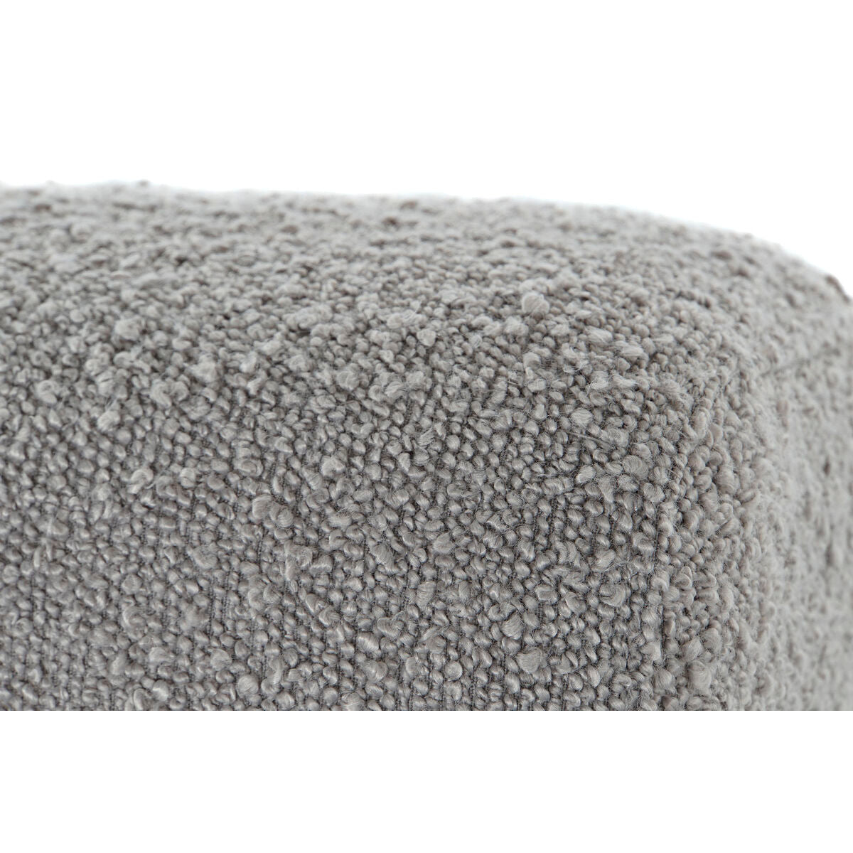 Sofá de madera reciclada y poliéster gris claro, 221 cm — imagen 3