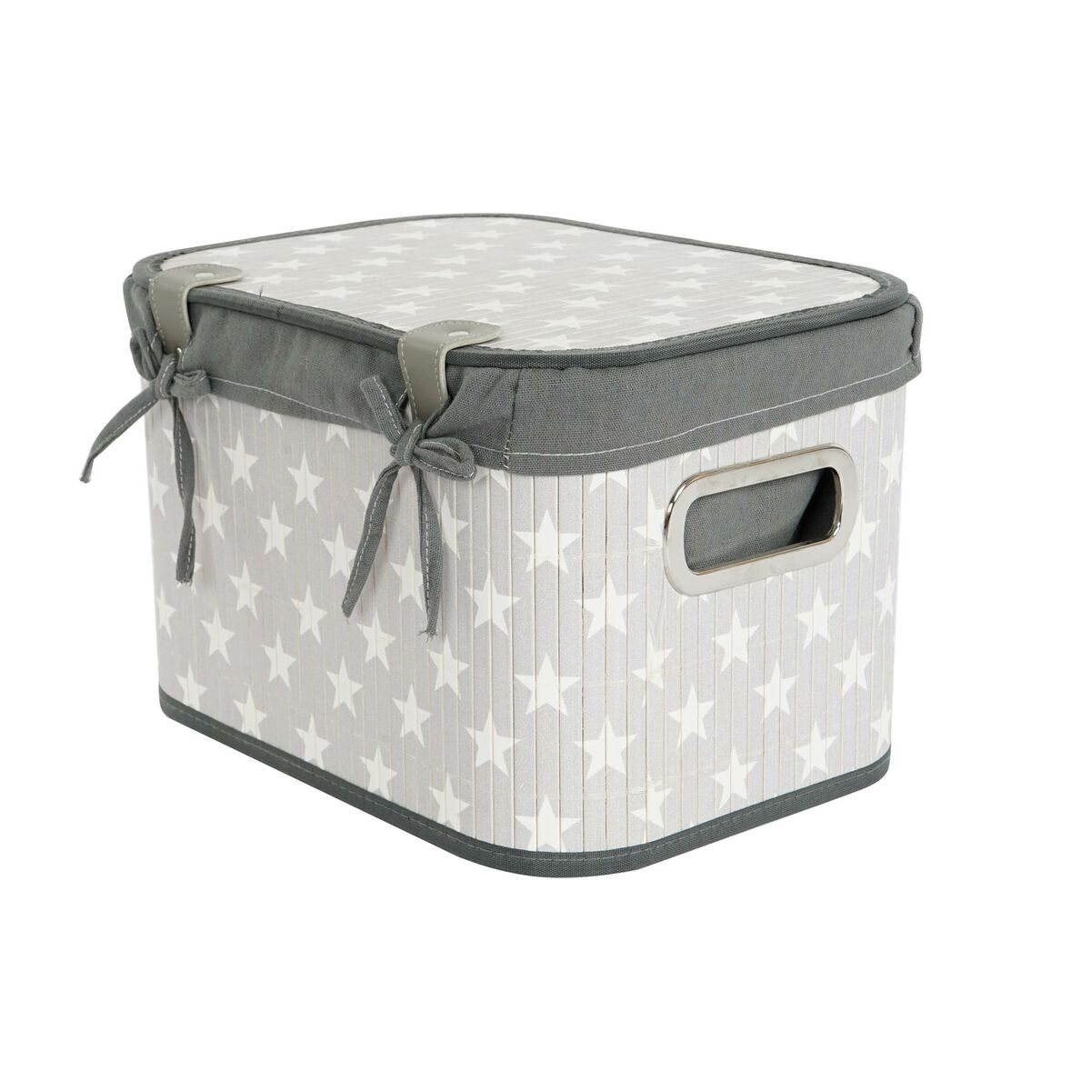 Juego de cajas decorativas de bambú y MDF, diseño estrellas — imagen 4