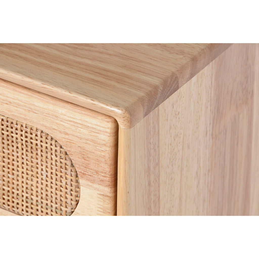 Cajonera de metal y madera de caucho, natural, 40 x 30 x 63 cm, 3 cajones — imagen 3
