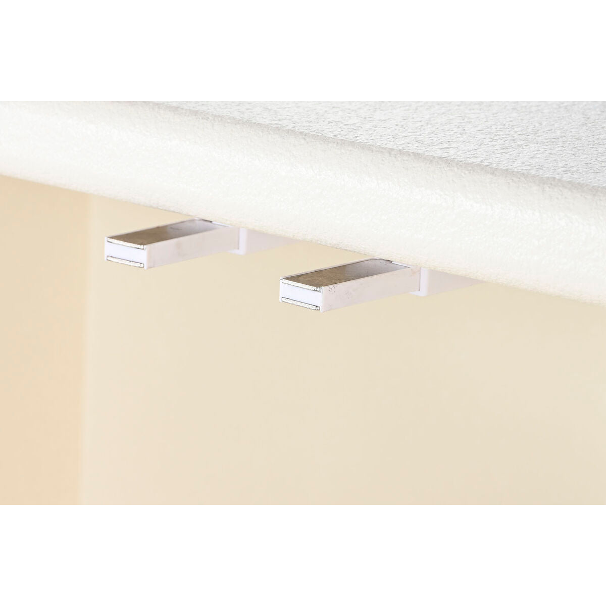 Cajonera de madera MDF blanca con 2 puertas, 80 cm — imagen 4