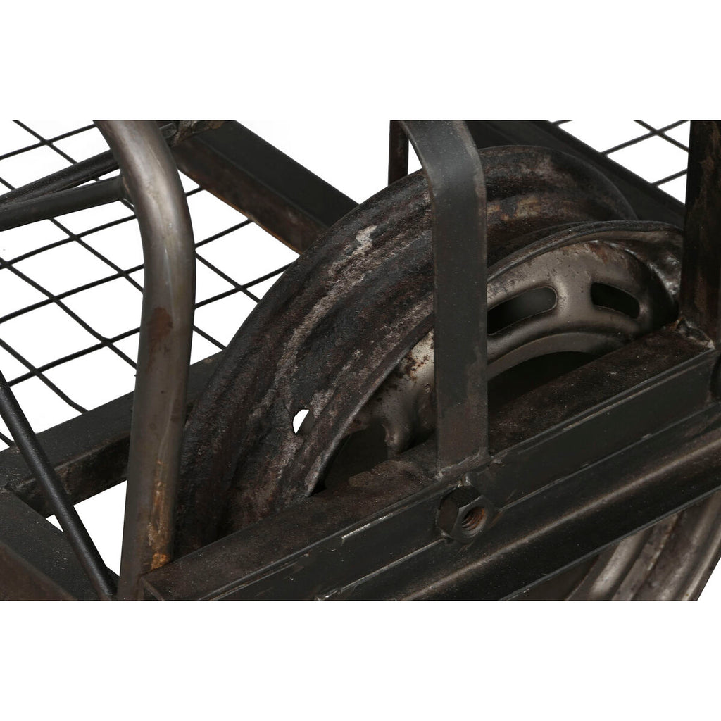 Mesa de centro vintage doble cara de metal, 147 x 48 x 76 cm — imagen 4