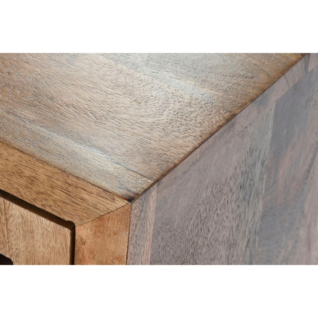 Mesita de noche de madera de mango, diseño oriental, 65 cm — imagen 4
