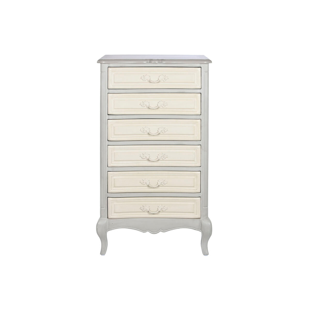 Sinfonier gris de madera de mango, 6 cajones, 70 x 50 x 120 cm — imagen 7