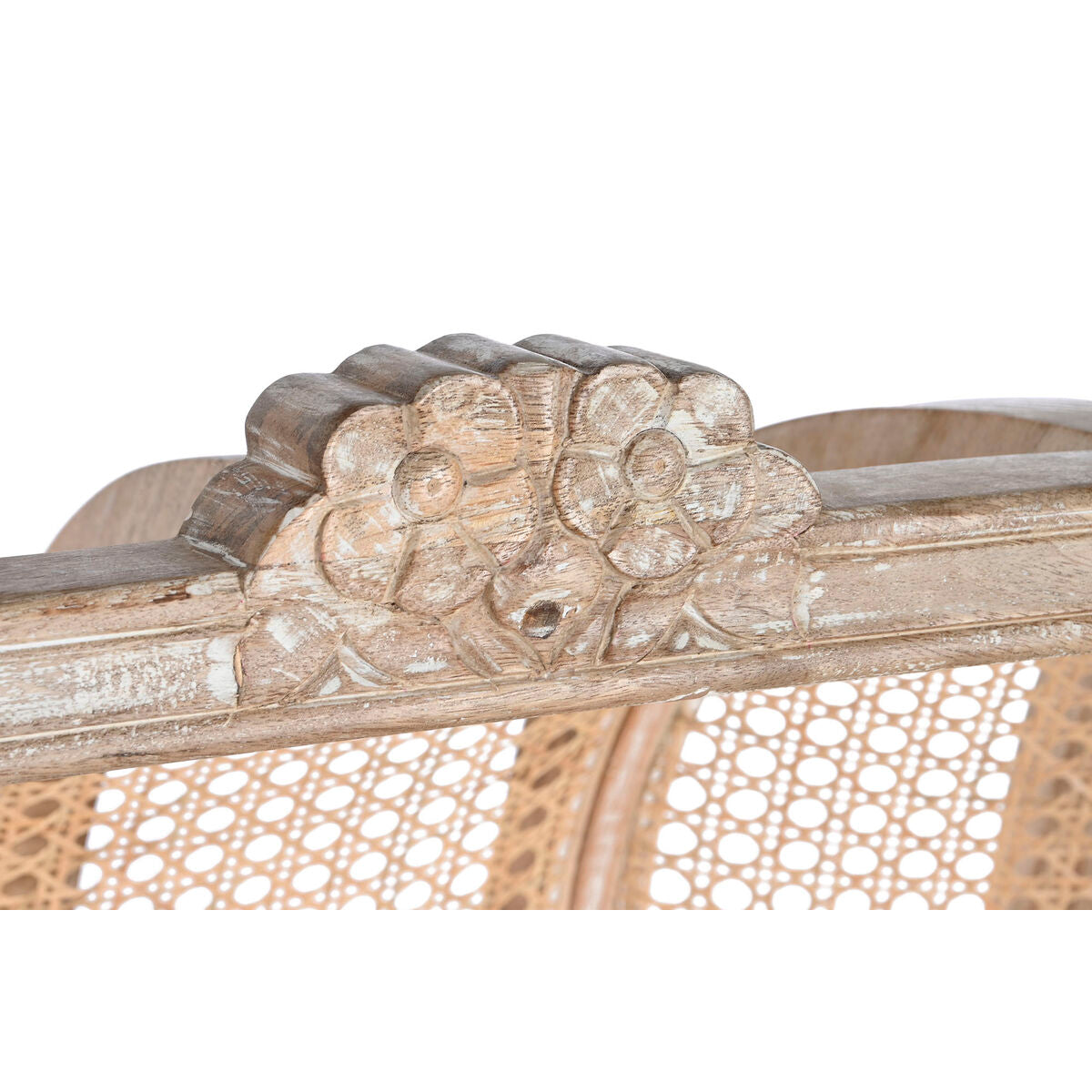 Sofá natural de madera y fibra natural, 125 x 58 x 155 cm — imagen 5