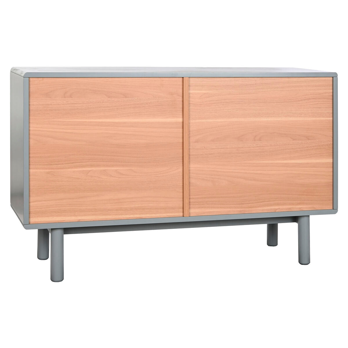 Cómoda azul, gris y natural de polipropileno y MDF, 120 cm — imagen 9