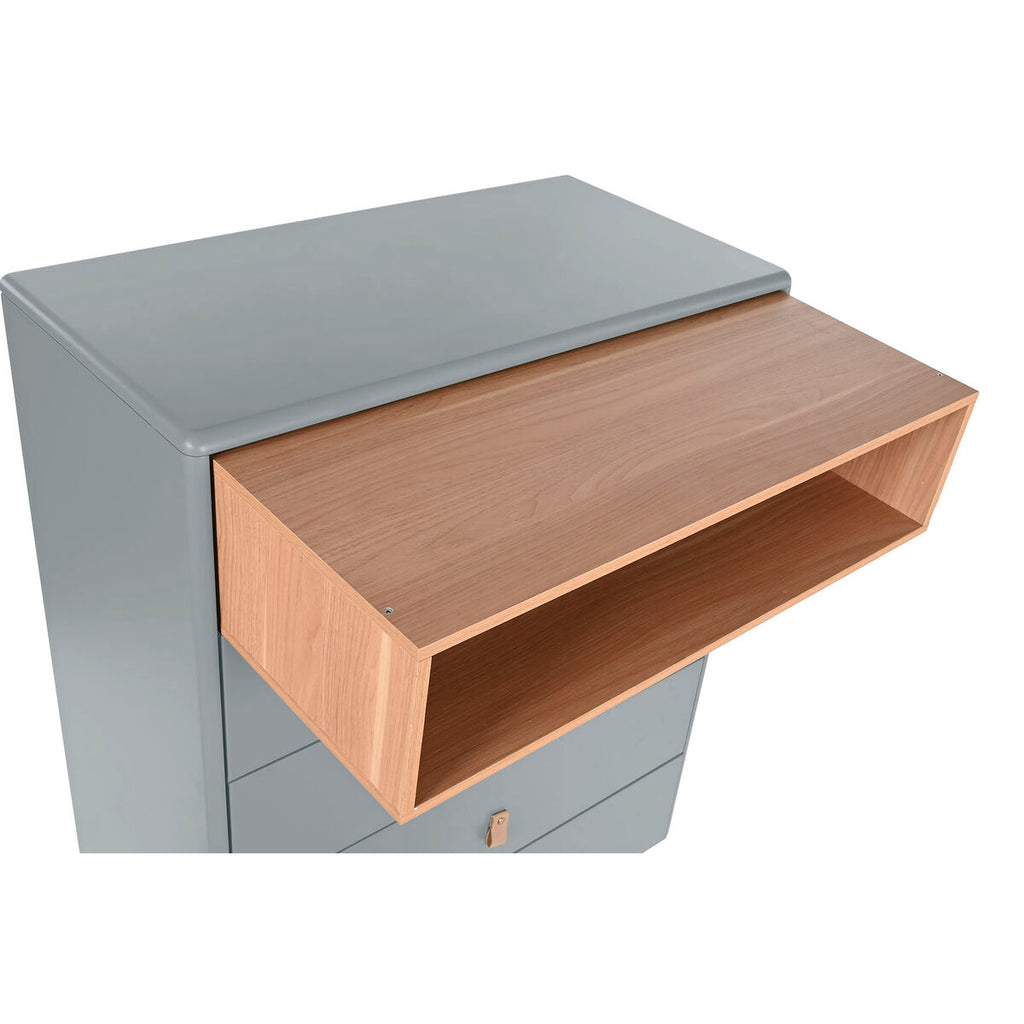 Cajonera de polipropileno y MDF azul y gris, 80 x 117 cm — imagen 6