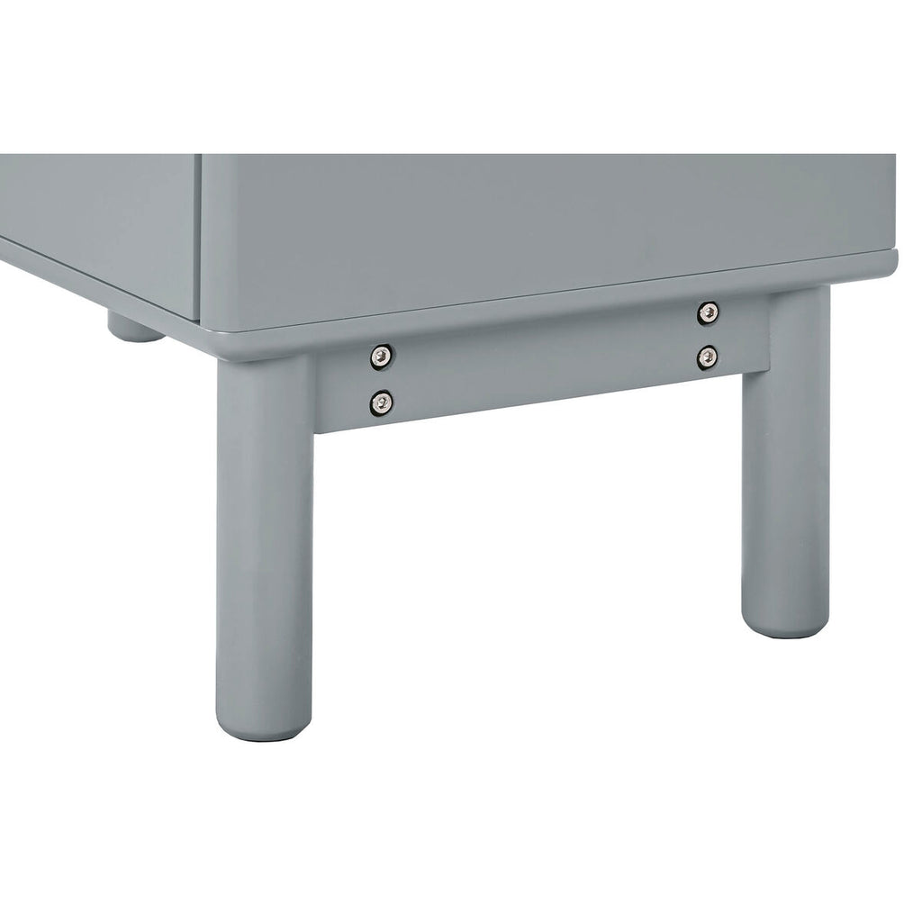 Cajonera de polipropileno y MDF azul y gris, 80 x 117 cm — imagen 7