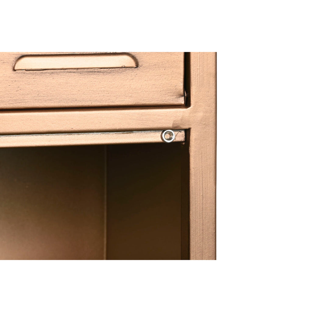 Cajonera de metal dorado estilo loft con 7 cajones — imagen 5