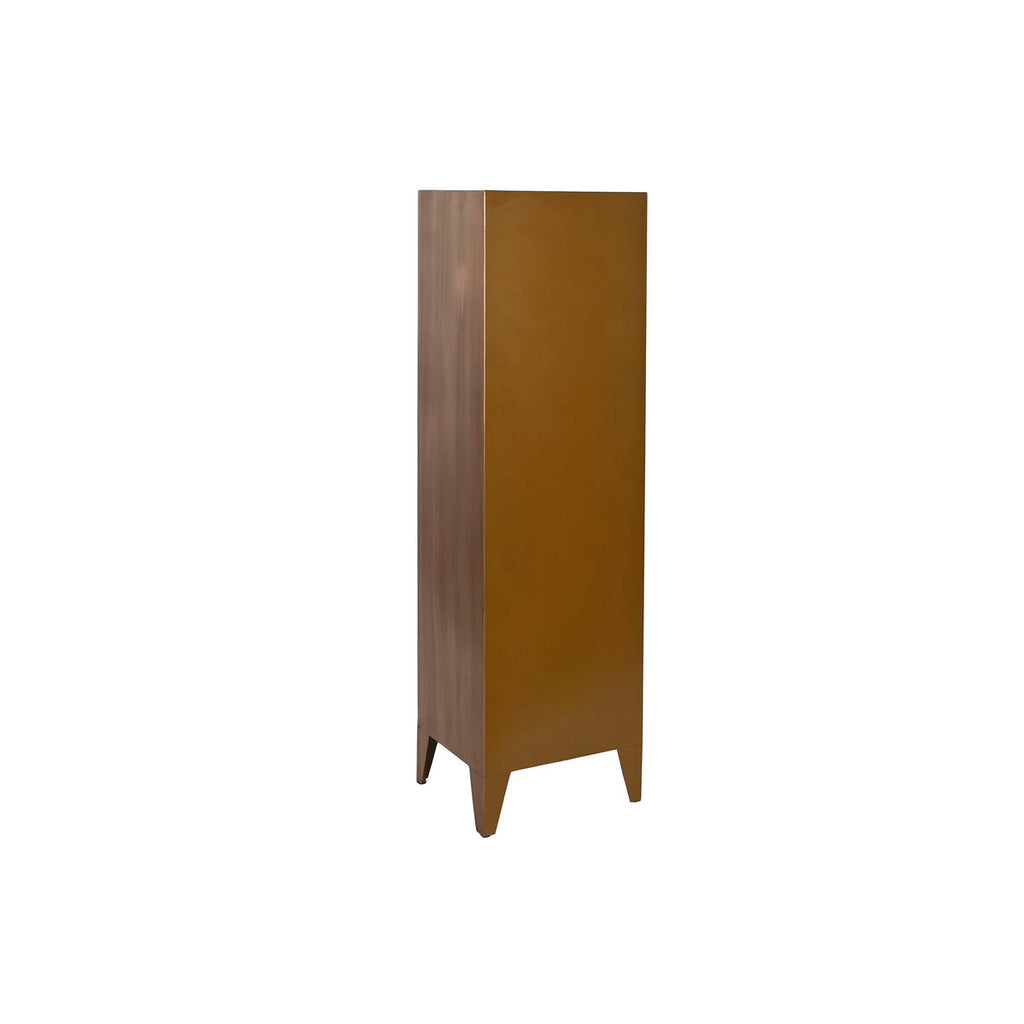 Cajonera de metal dorado estilo loft con 7 cajones — imagen 7