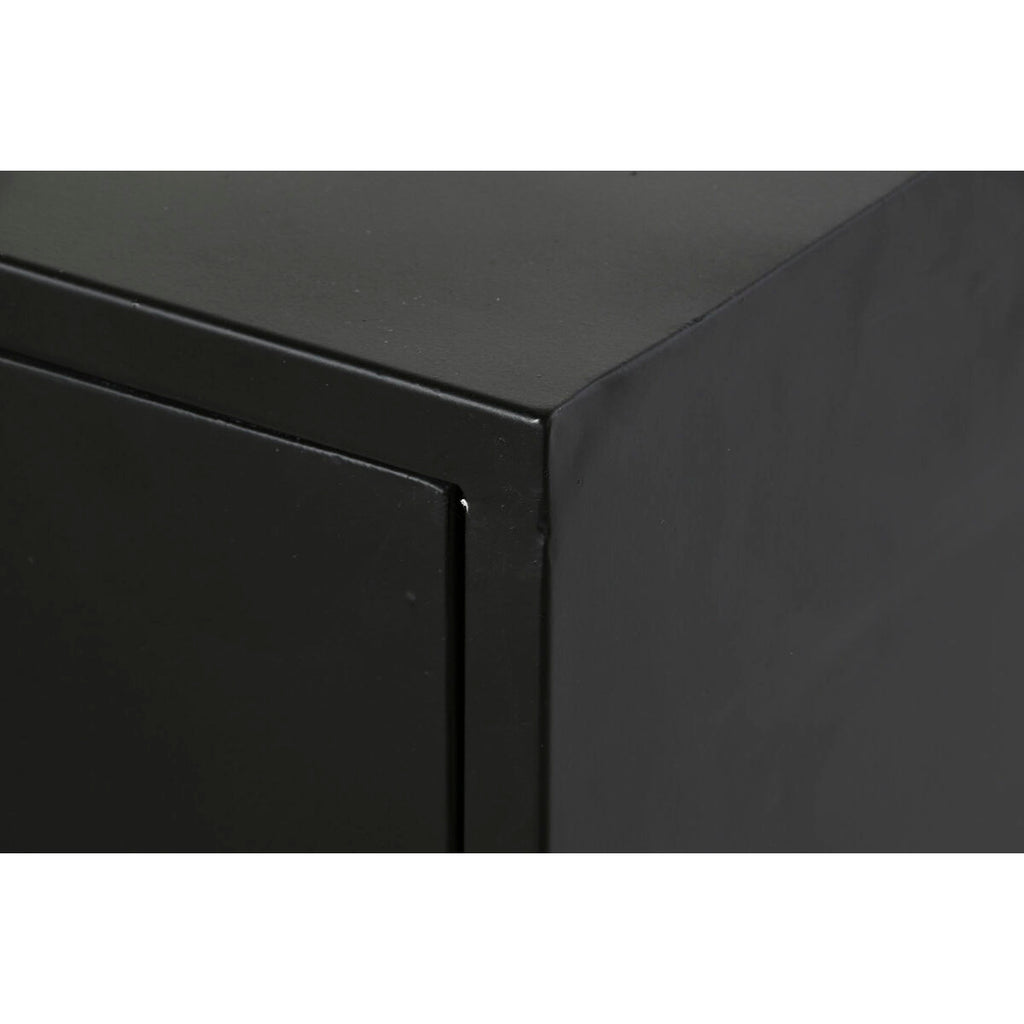 Cajonera de metal estilo loft, negra, 80 cm de alto — imagen 3