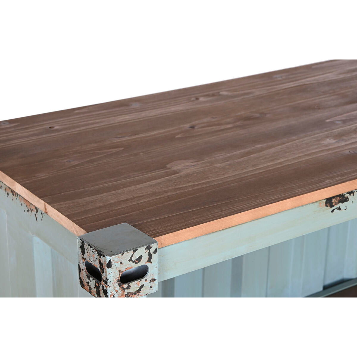 Estantería turquesa de metal y madera MDF, 87 x 44 x 168,5 cm — imagen 3
