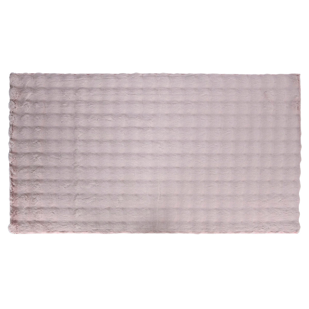 Alfombra de poliéster color malva, 300 x 200 cm
