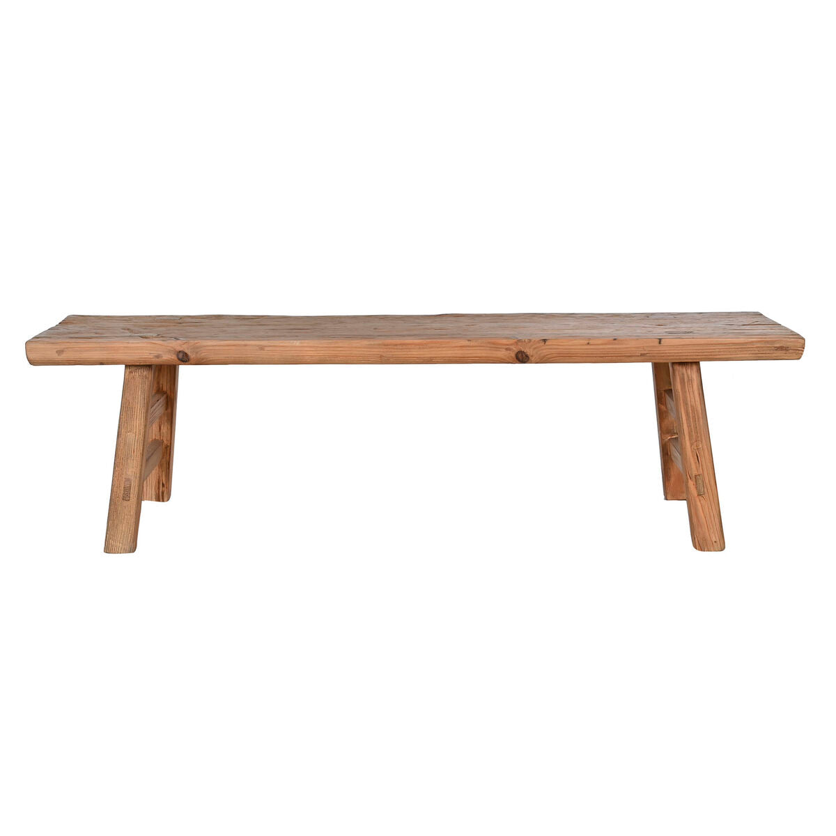 Mesa de centro de madera de olmo, doble cara, 167 cm — imagen 2