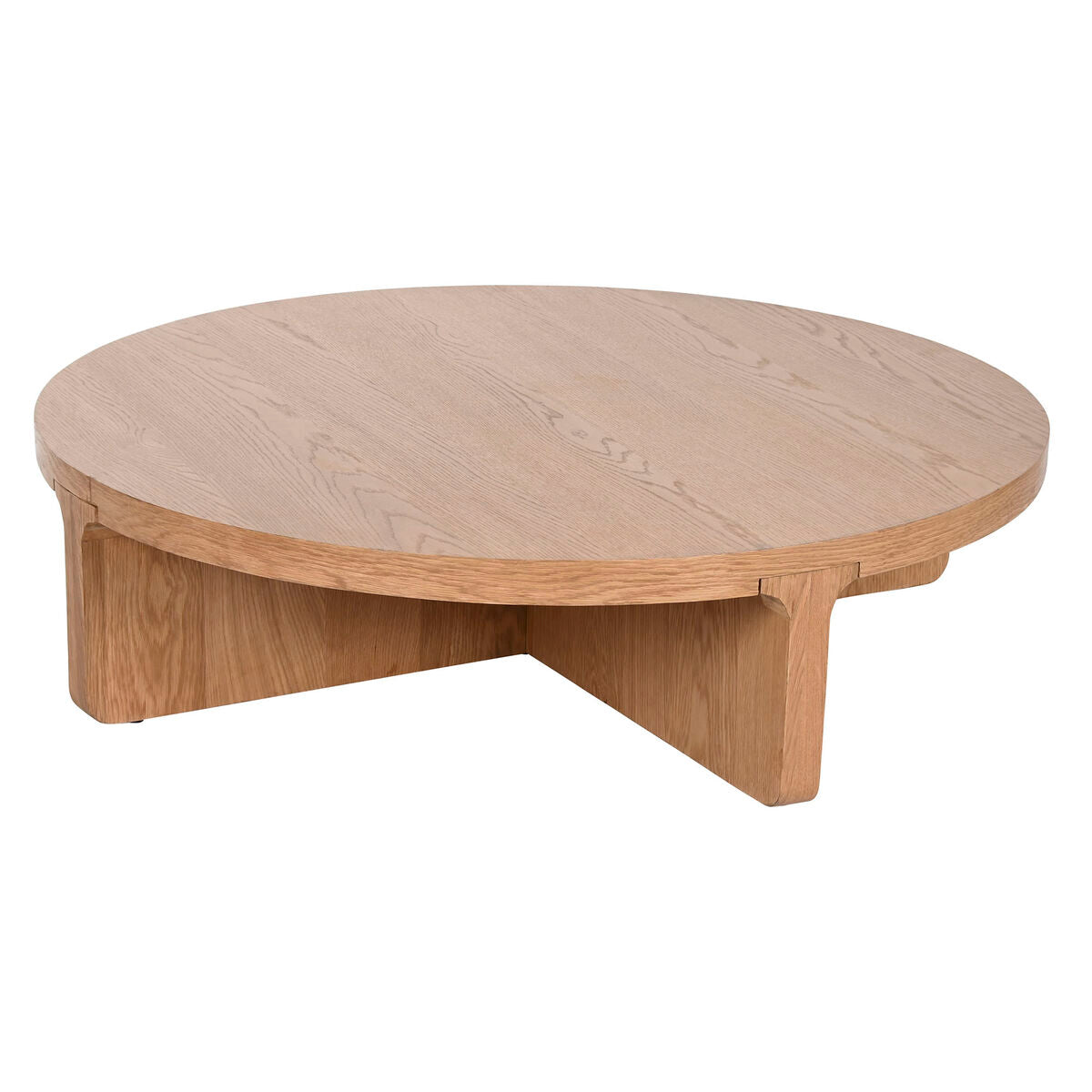 Mesa de centro de madera de roble natural, diseño tropical — imagen 2