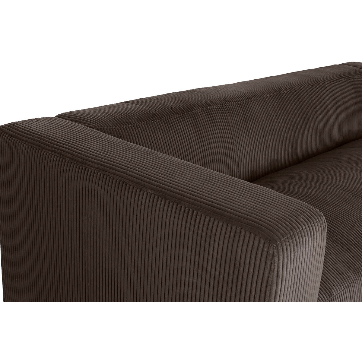 Sofá de poliéster marrón, diseño moderno, 224 x 95,5 x 66,5 cm — imagen 5