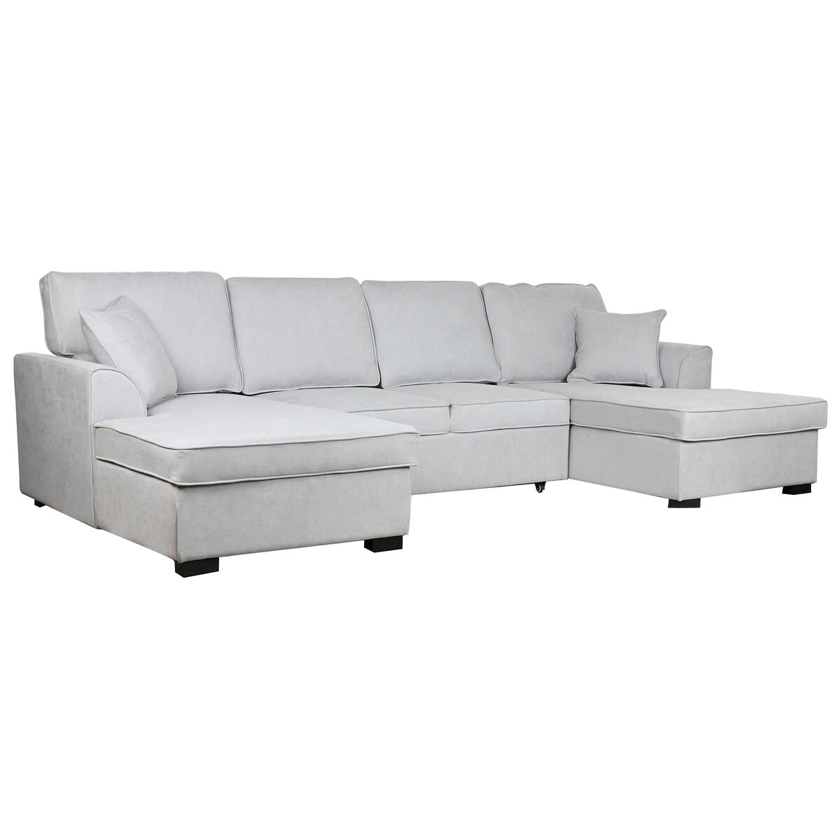 Sofá cama moderno gris, 298 x 154 x 92 cm — imagen 2