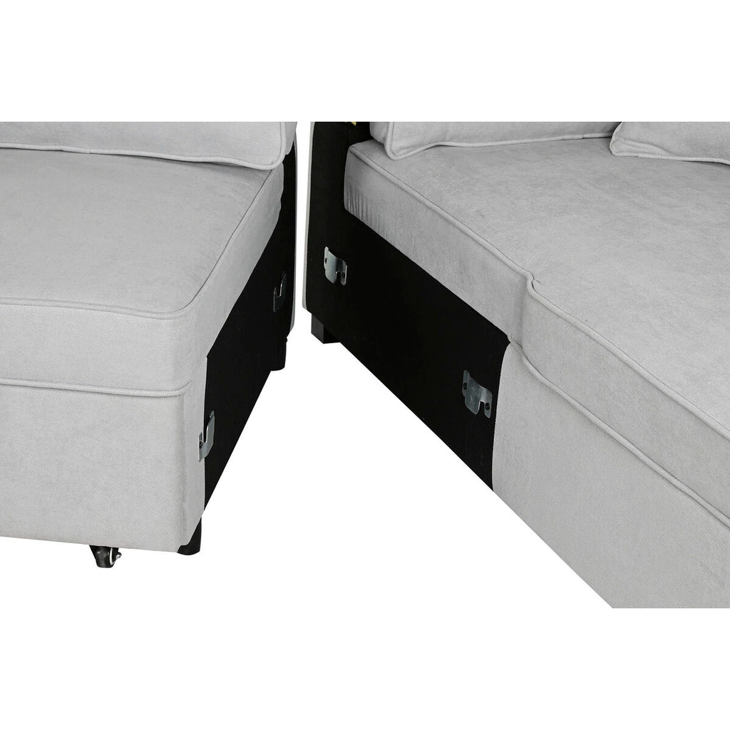 Sofá cama moderno gris, 298 x 154 x 92 cm — imagen 3